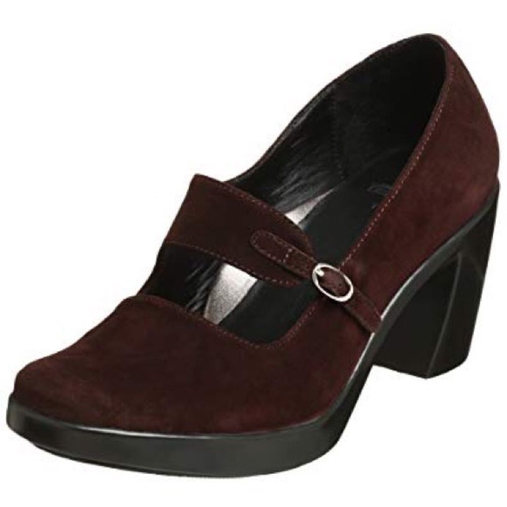 Dansko Tara Brown‎ Suede Heels Sz 40/9.5-10